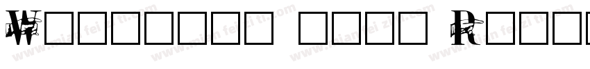 Whestley caps Regular字体转换